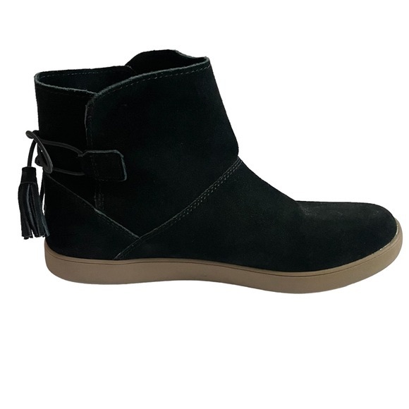 Koolaburra by UGG | Skyller Slip-on Ankle Booties Black Suede Tassel Womens 7 - Picture 7 of 14